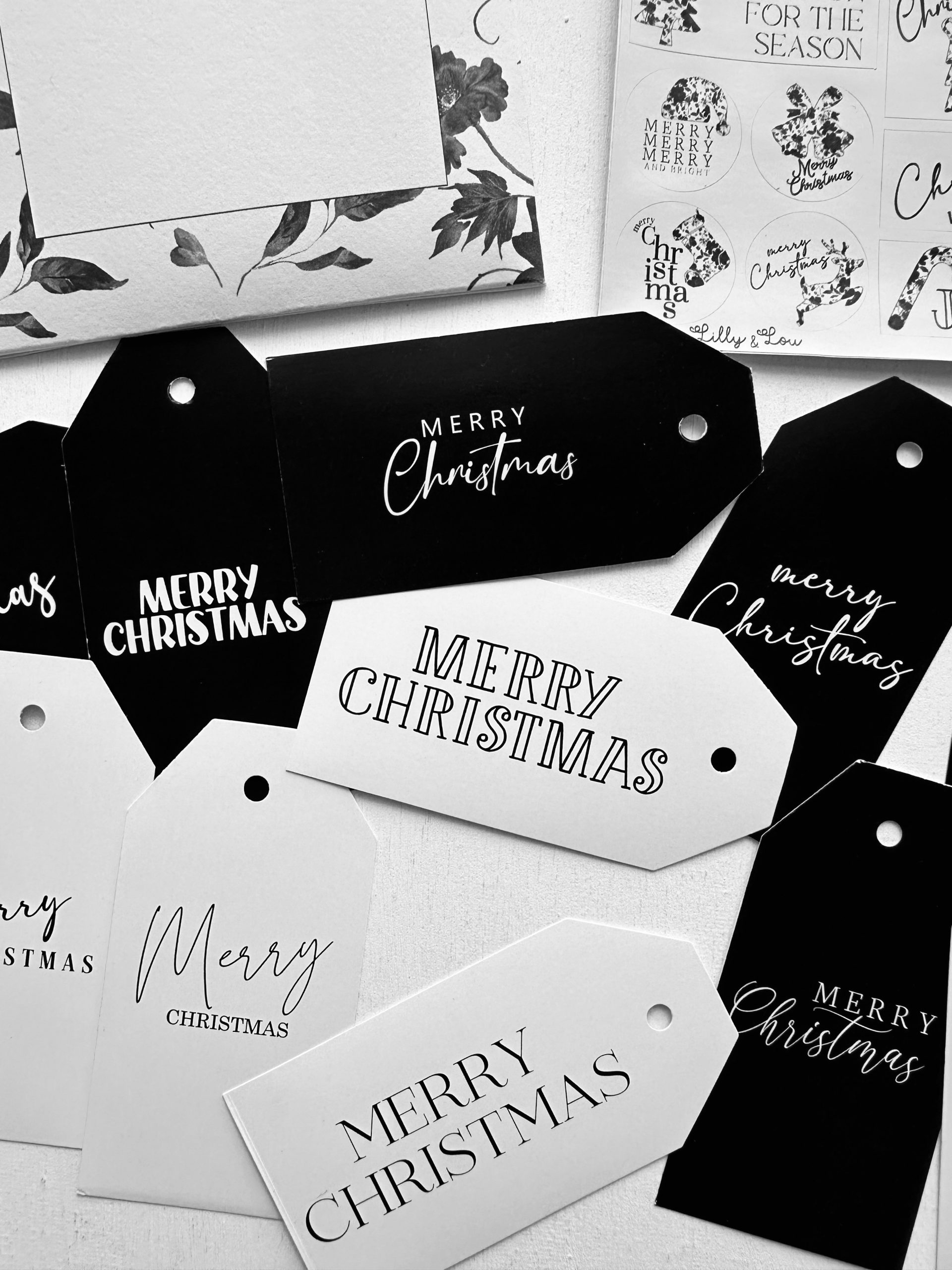 Gift tag & sticker sheet bundle - Christmas - Image 4